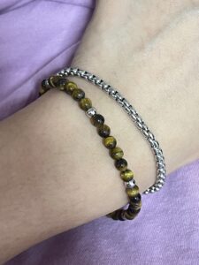 Bracelet Homme Œil de Tigre – Double Force photo review