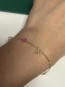 Bracelet Cornaline – Jardin Enchanté, Argent photo review
