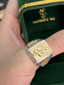 Bague Homme Six Mantras – Sagesse, Argent photo review