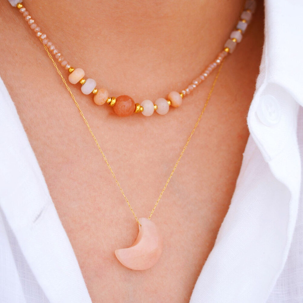 Collier Pierre de Soleil – Rayons Solaires