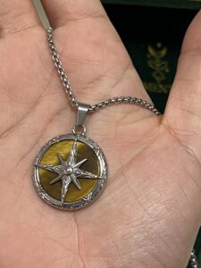 Collier Homme Œil de Tigre – Étoile du Destin photo review