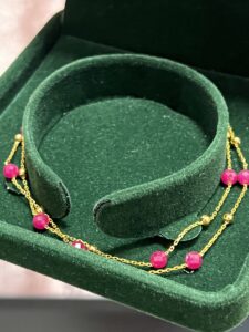 Collier Cornaline – Lumière Passionnée, Argent Plaqué Or photo review