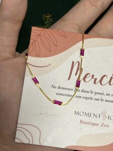 Bracelet Cornaline – Charme de Feu, Argent photo review