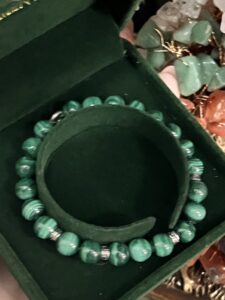 Bracelet Homme Malachite – Discretion, Argent 925 photo review