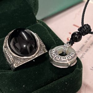 Bague Homme Obsidienne – Force Aquatique photo review