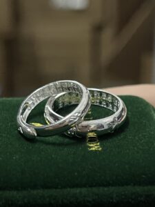 Bague Couple Six Mantras – Union Parfaite, Argent 999 photo review
