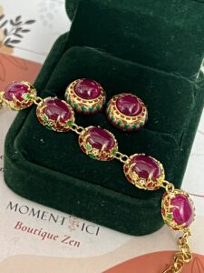 Bracelet Cornaline – Jardin Impérial, Argent photo review