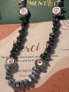 Collier Homme Hématite – Regard Sombre photo review