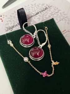 Bracelet Cornaline – Jardin Enchanté, Argent photo review