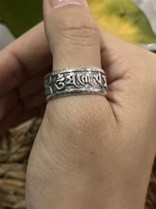 Bague Homme Six Mantras – Sérénité Mystique, Argent photo review