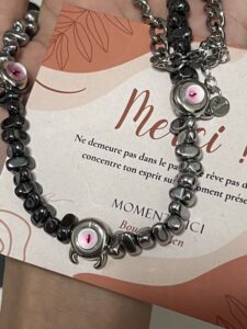 Collier Homme Hématite – Regard Sombre photo review