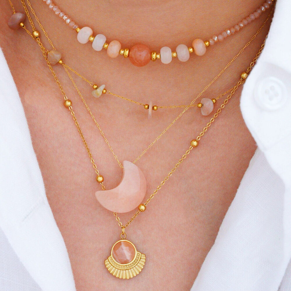 Collier Pierre de Soleil – Rayons Solaires