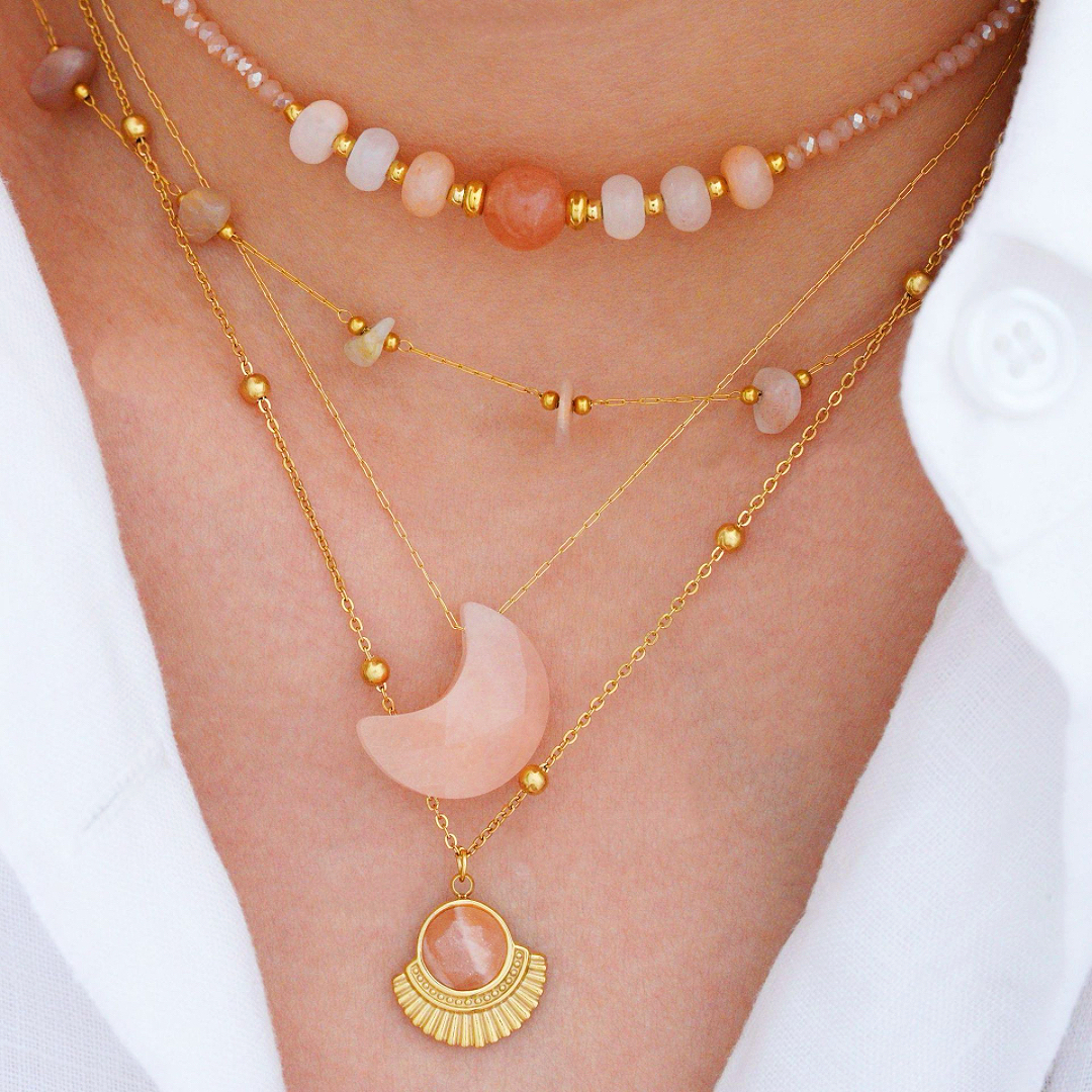 Collier Pierre de Soleil – Rayons Solaires