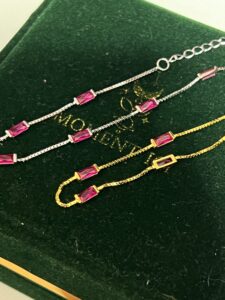 Bracelet Cornaline – Charme de Feu, Argent photo review