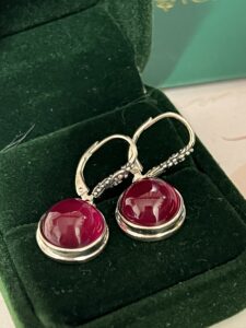 Boucles d’Oreilles Cornaline – Lueur d’Énergie, Argent photo review