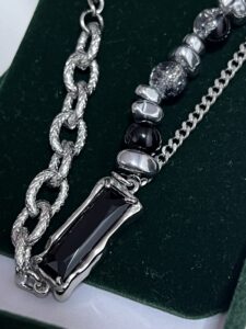 Bracelet Homme Obsidienne – Éclat Souterrain photo review