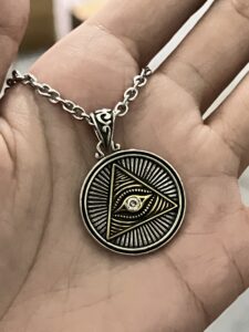 Collier Œil Oudjat – Vision Mystique, Argent 925 photo review