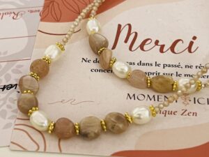 Bracelet Pierre de Soleil et Perle – Harmonie Radieuse photo review