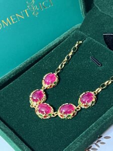 Bracelet Cornaline – Jardin Impérial, Argent photo review