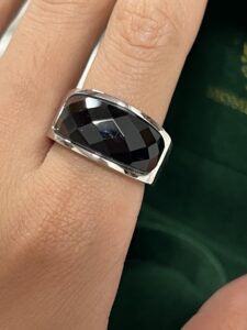 Bague Homme Obsidienne – Reflet Obscur photo review