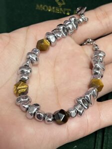 Bracelet Homme Hématite et Œil de Tigre – Sillage Solaire photo review