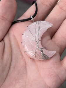 Collier Arbre de Vie en Pierres Naturelles - Lune photo review