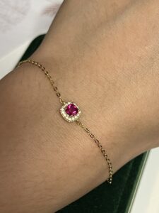 Bracelet Cornaline – Douceur Impérial, Argent photo review