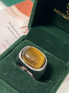 Bague Homme Œil de Tigre – Impact Solaire photo review