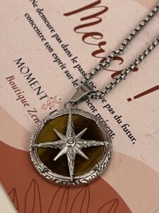 Collier Homme Œil de Tigre – Étoile du Destin photo review