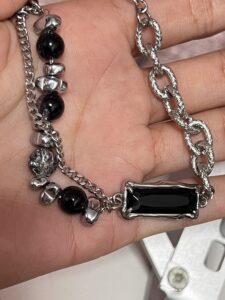 Bracelet Homme Obsidienne – Éclat Souterrain photo review