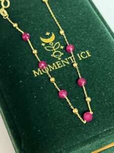 Bracelet Cornaline – Lumière Passionnée, Argent Plaqué Or photo review