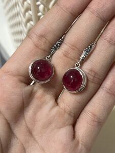 Boucles d’Oreilles Cornaline – Lueur d’Énergie, Argent photo review