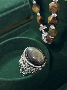 Bague Homme Obsidienne – Mystère Impérial photo review