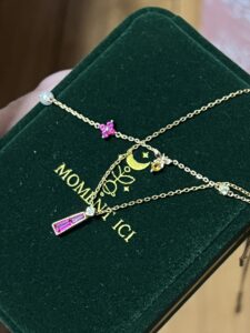 Bracelet Cornaline – Jardin Enchanté, Argent photo review
