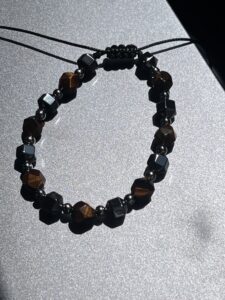 Bracelet Homme Hématite et Œil de Tigre – Sagesse Guerrière photo review