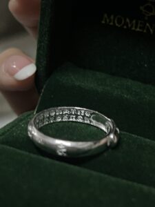 Bague Couple Six Mantras – Union Parfaite, Argent 999 photo review