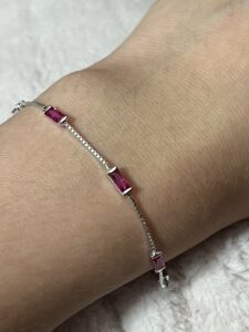 Bracelet Cornaline – Charme de Feu, Argent photo review