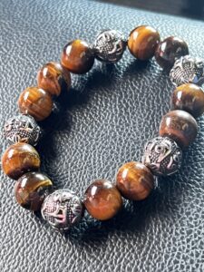 Bracelet Homme Œil de Tigre – Mantras Sacrés photo review