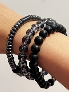 Bracelet Homme Hématite et Obsidienne – Protection Racine photo review