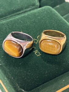 Bague Homme Œil de Tigre – Impact Solaire photo review