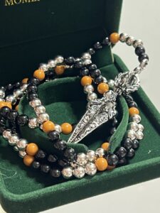 Collier Homme Œil de Tigre – Lame Tibétaine photo review