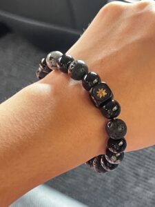Bracelet Homme Obsidienne – Fragment Galactique photo review