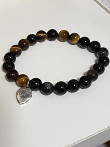 Bracelet Homme Œil de Tigre et Obsidienne – Talisman Protecteur photo review