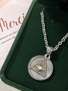 Collier Œil Oudjat – Vision Mystique, Argent 925 photo review