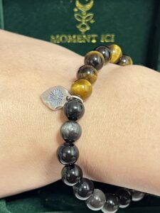 Bracelet Homme Œil de Tigre et Obsidienne – Talisman Protecteur photo review