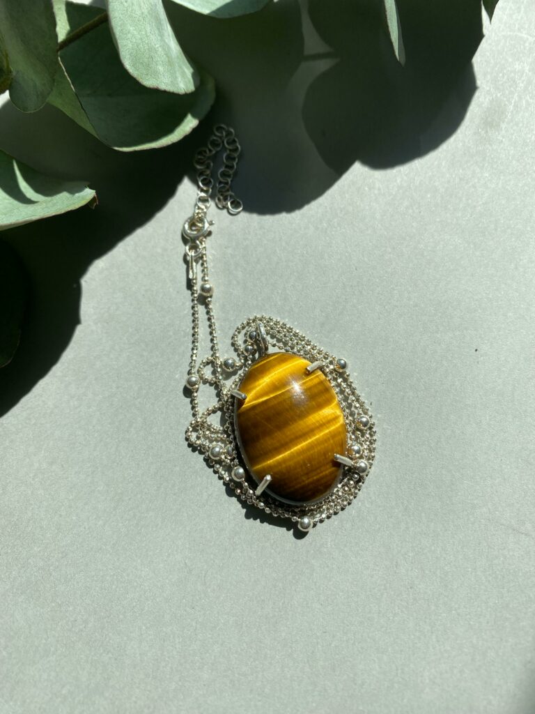 collier œil de tigre
