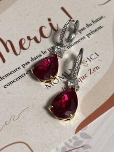 Boucles d’Oreilles Cornaline – Larmes Impériales photo review