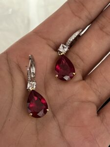 Boucles d’Oreilles Cornaline – Larmes Impériales photo review