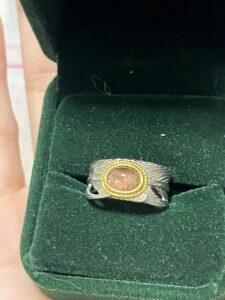 Bague Pierre de Soleil – Plume Solaire, Argent photo review