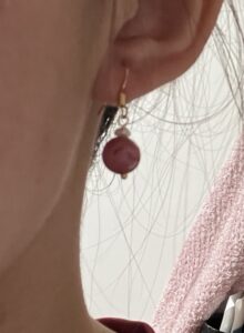 Boucles d’Oreilles Rhodonite – Éclat Doux photo review